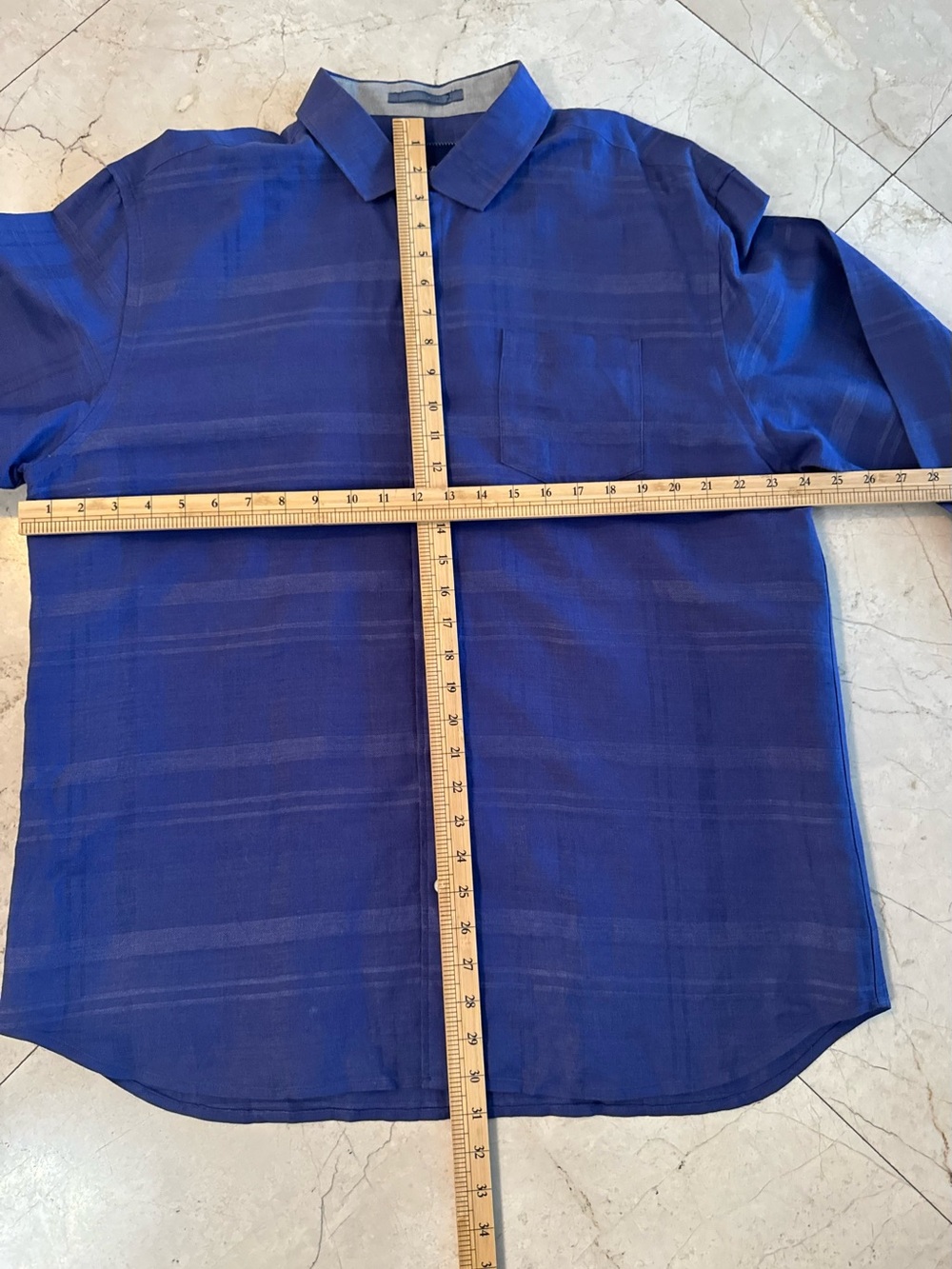 Tommy Bahama Men's navy linen/cotton shirt XL. BB22 - Picture 4 of 6
